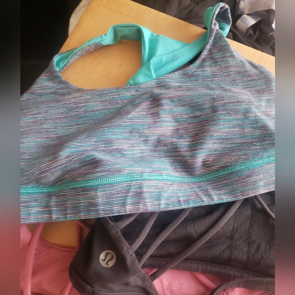 3 Lululemon Bundle Of Sports Bra Size 6 - Picture 3 of 12